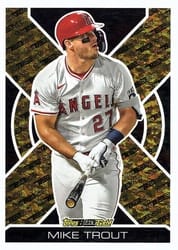2025 Topps Update Topps Black Gold Mike Trout #BG-1 card