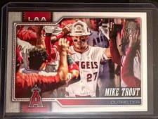 Mike Trout 2026 Topps #350 Golden Mirror Variation