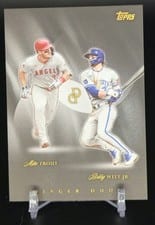2025 Topps Dynamic Duals Dinger Duos Mike Trout / Bobby Witt Jr. #DD-04 card