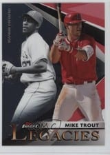 2021 Finest Legacies Mike Trout / Vladimir Guerrero #FL-MT card