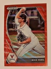 2021 Panini Prizm Draft Picks Mike Vasil #PDP199 card