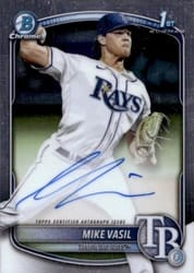 2025 Bowman Chrome Prospects Autographs Mike Vasil #CPA-MV card