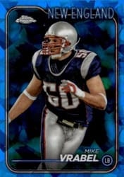 2024 Topps Chrome Sapphire Edition Base Set Mike Vrabel #125 card