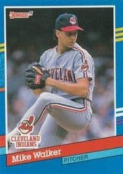 1991 Donruss Base Set Mike Walker #61 card