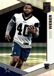 2019 Donruss Elite Base Set Mike Weber #176 card