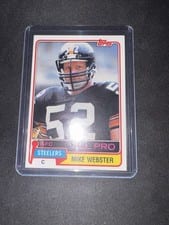1981 Topps Mike Webster #10 card