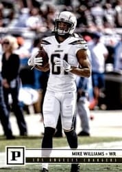 2018 Panini Base Set Mike Williams #161 card