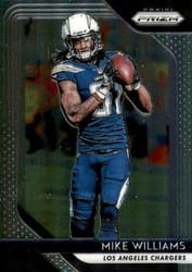2018 Panini Prizm Base Set Mike Williams #100 card