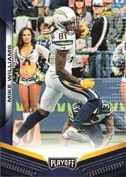 2019 Panini Playoff Base Set Mike Williams #87 card