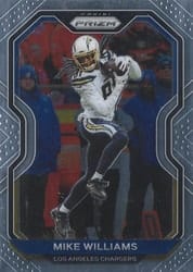 2020 Panini Prizm Base Set Mike Williams #140 card