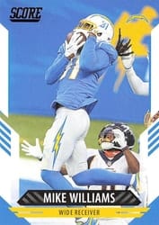 2021 Score Base Set Mike Williams #237 card