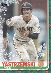 2019 Topps Holiday Base Set Mike Yastrzemski #HW157 card