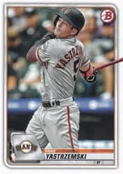 2020 Bowman Base Set Mike Yastrzemski #92 card