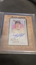 2020 Topps Allen & Ginter Mini Autographs Mike Yastrzemski #MA-MY card