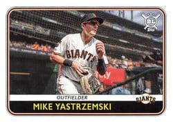 2020 Topps Big League Base Set Mike Yastrzemski #186 card