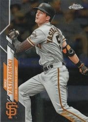 2020 Topps Chrome Base Set Mike Yastrzemski #103 card
