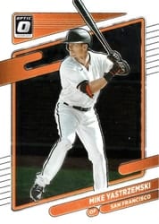 2021 Donruss Optic Base Set Mike Yastrzemski #103a card