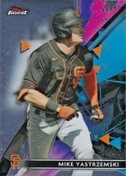 2021 Finest Base Set Mike Yastrzemski #102 card