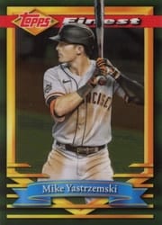 2021 Finest Flashbacks Base Set Mike Yastrzemski #125 card