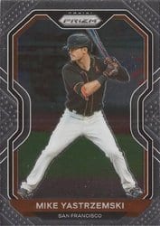 2021 Panini Prizm Base Set Mike Yastrzemski #33 card