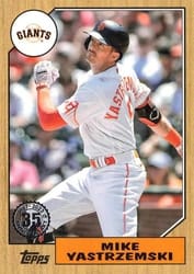 2022 Topps 1987 Topps Baseball (Series 2) Mike Yastrzemski #87TB-30 card