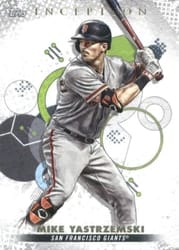 2022 Topps Inception Base Set Mike Yastrzemski #12 card