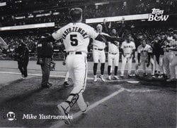 2023 Topps Black & White Base Set Mike Yastrzemski #96 card