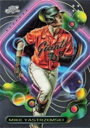 2023 Topps Cosmic Chrome Base Set Mike Yastrzemski #133 card