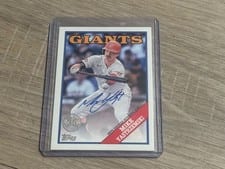2023 Topps Update 1988 Topps Baseball Autographs Mike Yastrzemski #88BA-MY card