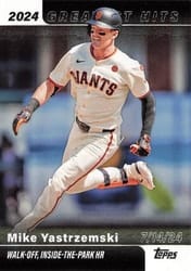 2025 Topps 2024 Greatest Hits Mike Yastrzemski #GH-19 card
