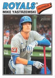 2026 Topps Heritage Base Set Mike Yastrzemski #63 card