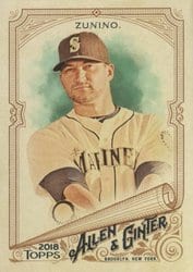2018 Topps Allen & Ginter Base Set Mike Zunino #53 card