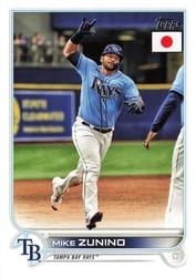 2022 Topps Japan Edition Base Set Mike Zunino #13 card