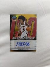 2025-26 Bowman University Best Iso Signatures Mikel Brown Jr. #IS-MBJ card