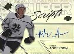 2024-25 SPx SuperScripts Mikey Anderson #SS-MA card