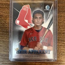 2022 Bowman Draft Heir Apparent Autographs Mikey Romero #HA-18 card