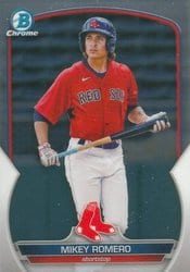 2023 Bowman Chrome Prospects Mikey Romero #BCP-69 card