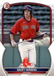 2023 Bowman Prospects Mikey Romero #BP-69 card