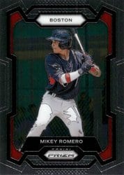 2024 Panini Prizm Base Set Mikey Romero #132 card