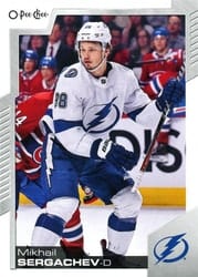 2020-21 O-Pee-Chee Base Set Mikhail Sergachev #154 card