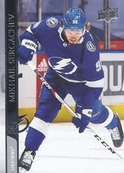 2020-21 Upper Deck Base Set Mikhail Sergachev #414 card