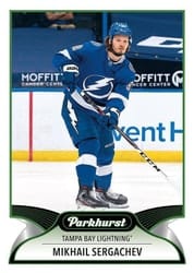 2021-22 Parkhurst Base Set Mikhail Sergachev #162 card