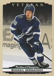 2022-23 Parkhurst Champions Base Set Mikhail Sergachev #18 card