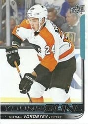 2018-19 Upper Deck Base Set Mikhail Vorobyev #203 card