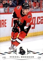 2018-19 Upper Deck Base Set Mikkel Boedker #384 card