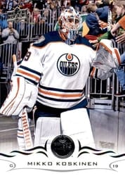 2018-19 Upper Deck Base Set Mikko Koskinen #325 card