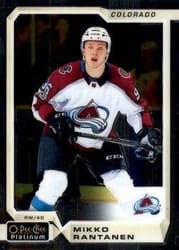 2018-19 O-Pee-Chee Platinum Base Set Mikko Rantanen #121 card