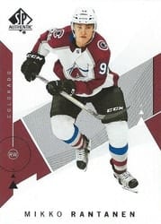 2018-19 SP Authentic Base Set Mikko Rantanen #29 card