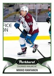 2021-22 Parkhurst Base Set Mikko Rantanen #261 card