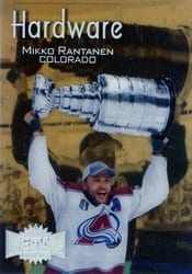 2022-23 SkyBox Metal Universe Hardware Mikko Rantanen #HW-5 card